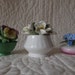 Instant Collection - A Unique Set of Three Vintage Bone China Flowers