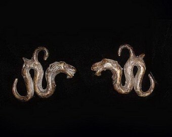 Ear Weights, Brass, Dayak, Borneo