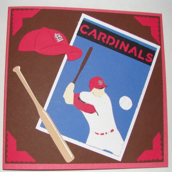 Custom St. Louis Cardinals birthday card
