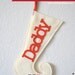 Christmas Stocking , Personalized Felt Christmas Stocking curly elf toe A322