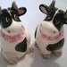 Vintage Cow Salt And Pepper Shakers, country coottage chic retro collectable home decor housewares farm kitchen
