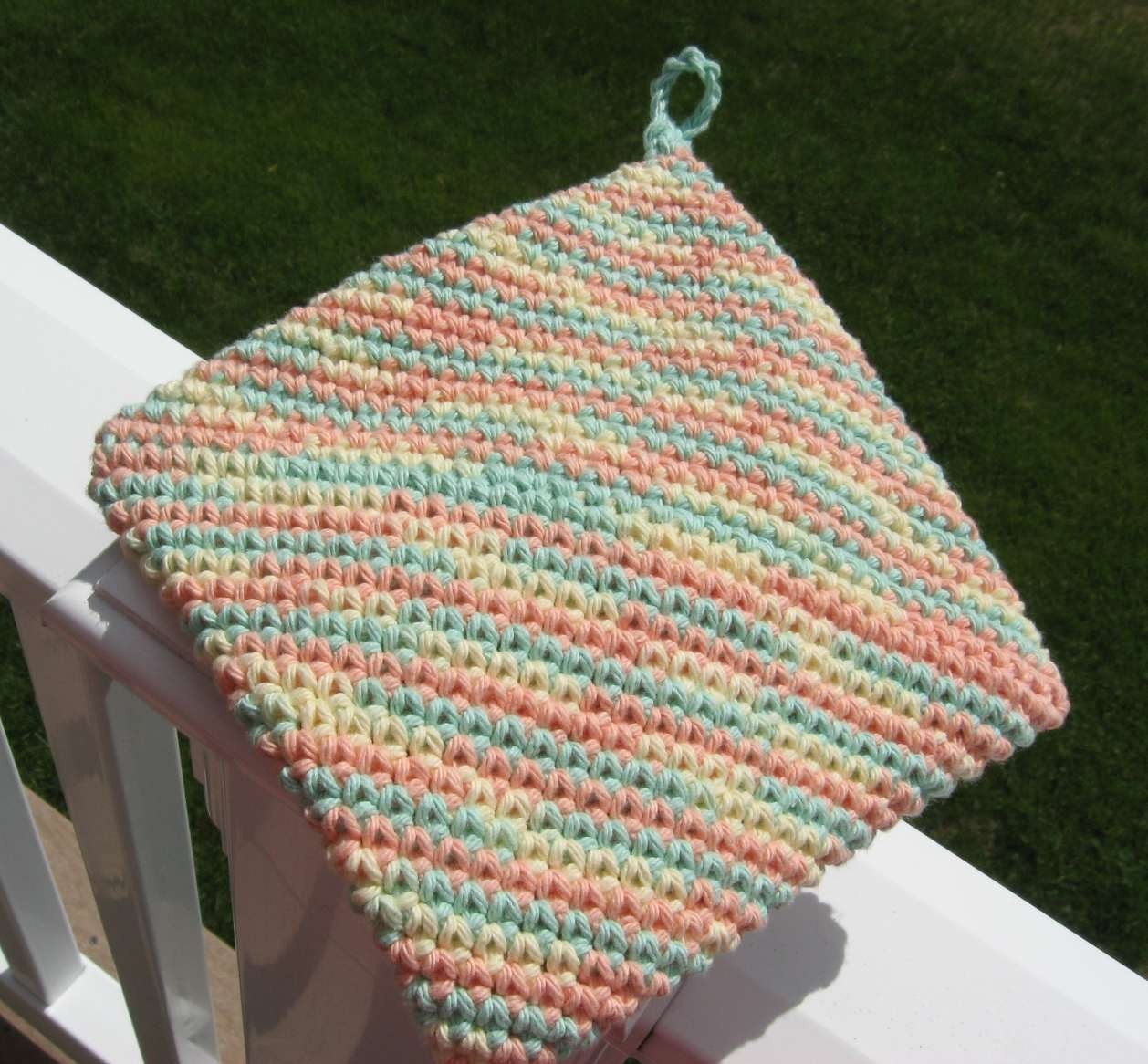 Crocheted Cotton Hotpad/Potholder