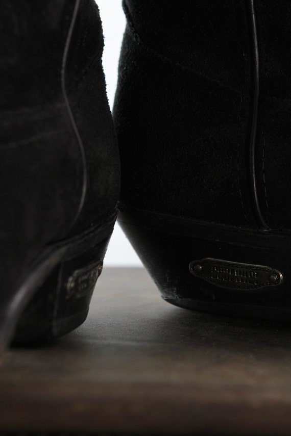 old west black cowboy boots