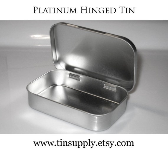 8 Hinged Metal Tins // Mint Tins // Favor Box // Altoid Size