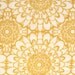 reserved listing - yellow and white floral print cotton fabric - 2 yards
