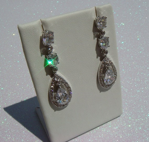 Kate Middleton Inspired Earrings Bridal chandelier