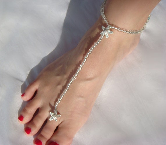 Double Starfish Barefoot Sandals / wedding barefoot by misunbridal