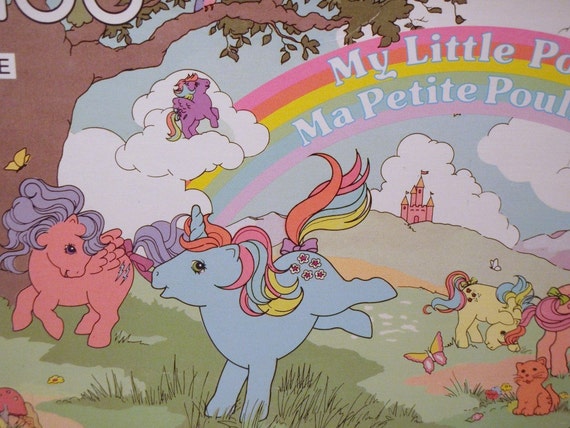 My Little Pony 80s Canadian Ma Petite Pouliche G1 100 Piece