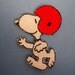 FREE SHIPPING Snoopy Peanuts American Football Sew on Patch