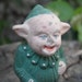 Charming Painted Clay Doll Figurine Elf maybe Santa's helper