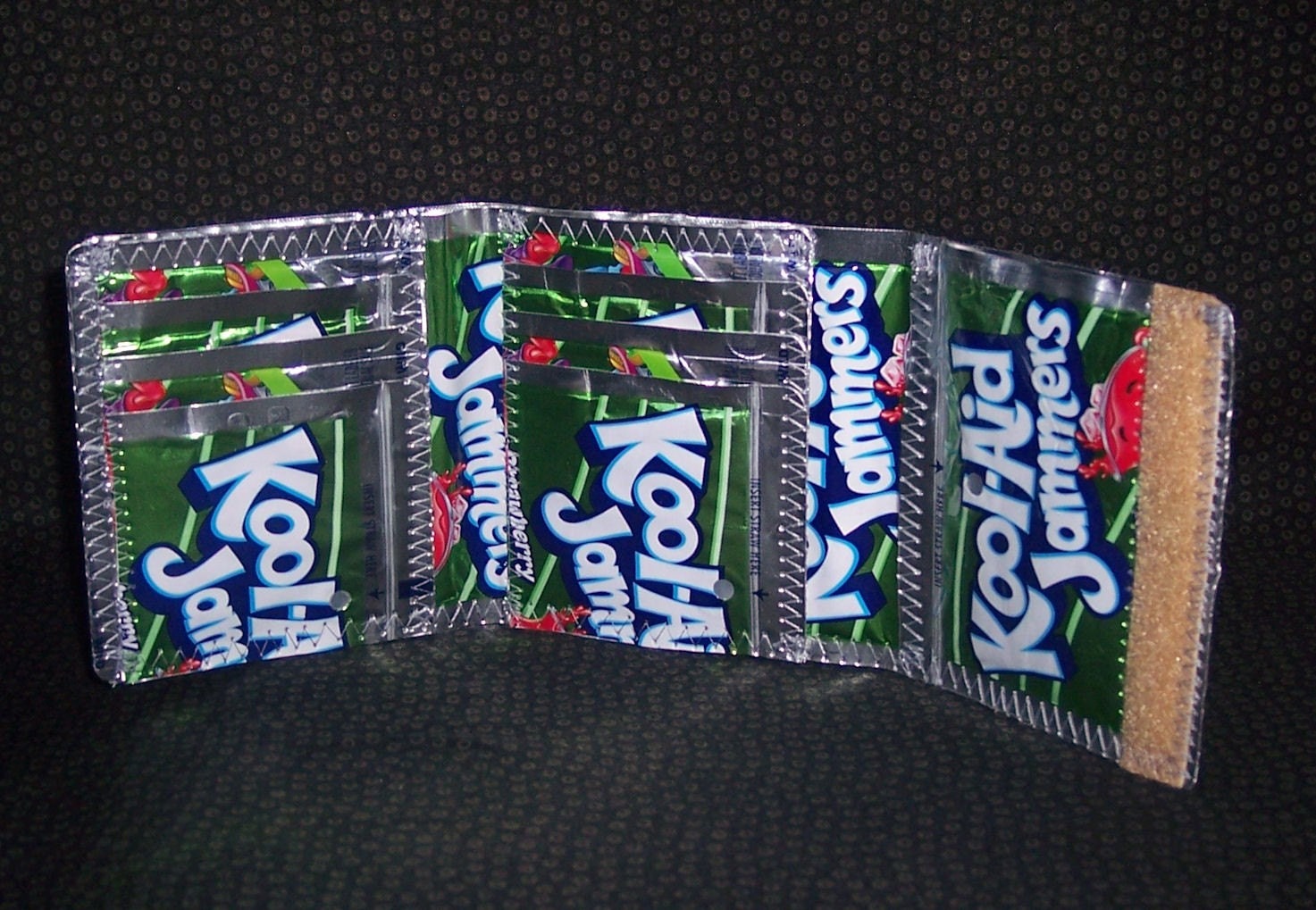 Green 'Kiwi Strawberry' Kool Aid Jammers Tri Fold