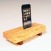 50% OFF SALE. iPhone dock. Ipod dock. Simple Zen bench of juniper and walnut. Natural edge. Naturally sophisticated. 65