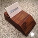 Live Edge Black Walnut Business Card Holder