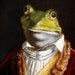 Cosimo - animal fine art - frog - Framed Original