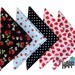 Strawberry Rockabilly Bandanas - sold as a single