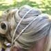 Beaded Bridal Headpeice - Wedding Crystal and Pearl Headband - Sparkly Tiara