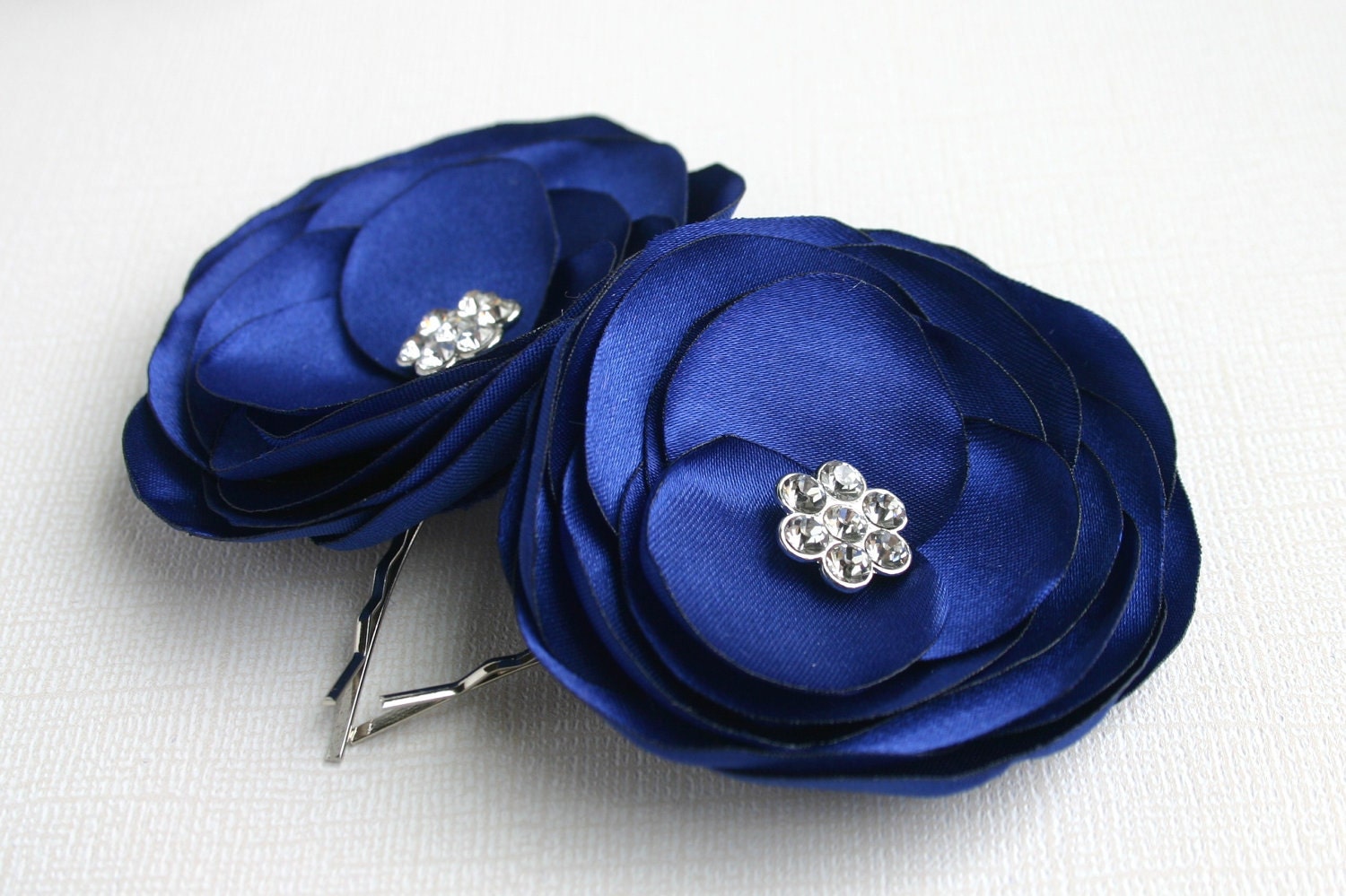 3. Baby Blue Floral Hair Pins - wide 6