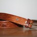 Vintage Tooled Leather Belt No.1