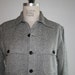 Vintage Wool Coat / Houndstooth Eddie Bower Wool Jacket / Mens / Outerwear / Large