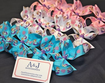 Party Favors- Design Your Own Hair Bow Favors- 12 Large Hair Bows