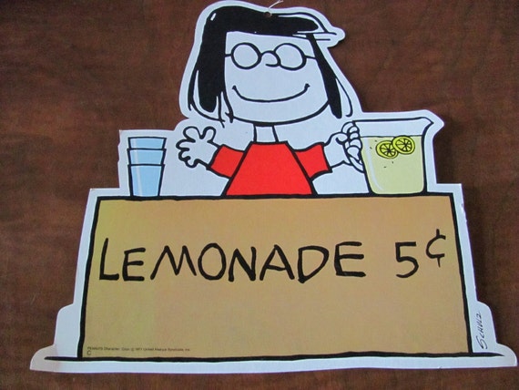 Vintage Peanuts Hanging Mobile or Large Cut Out Poster