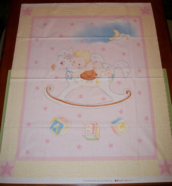 A Delightful Baby Girl Dreamlandl Fabric Panel Free US