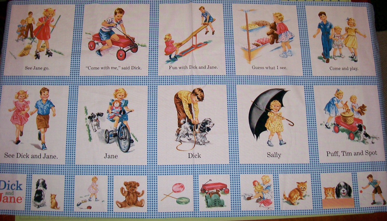 Dick And Jane Fabric 56