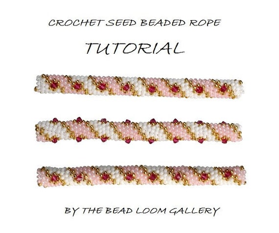 Download Beaded Rope Pattern PDF File Tutorial Crochet Seed Beaded