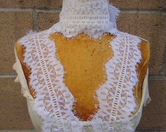 Very cute white color lace 3 inch wide 1 yard listing