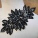 Very cute black applique with sequence 1 piece listing