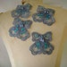 Cute blue bow applique yoke 4 pieces listing