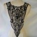 Cute venice applique black color 1 pieces listing