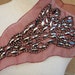 Cute embroidered and beaded applique
