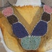 Cute embroidered and beaded applique