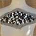 Cute beaded applique black color