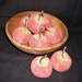 Primitive Large Red Apple Fruit Ornies-Bowl Fillers-Set Of 5