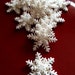 Cake Decorations Edible Snowflakes Medium Size Gum Paste