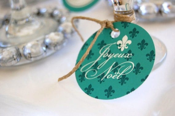 Joyeux Noel Printable Christmas Dinner - DIY - Charity listing Il_570xn