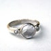 Engagement Ring -Topaz ring silver ring - Recycled silver sterling ring Similar diamond stone