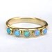 Opal ring - Recycled 14k Gold ring and Opal stones MADE TO ORDER