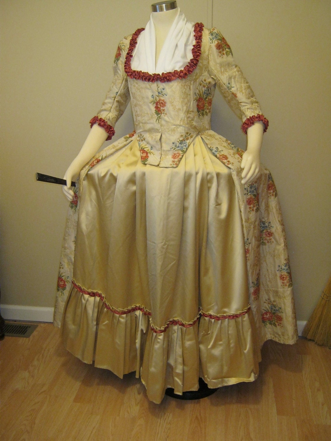 Brocade Colonial Dress