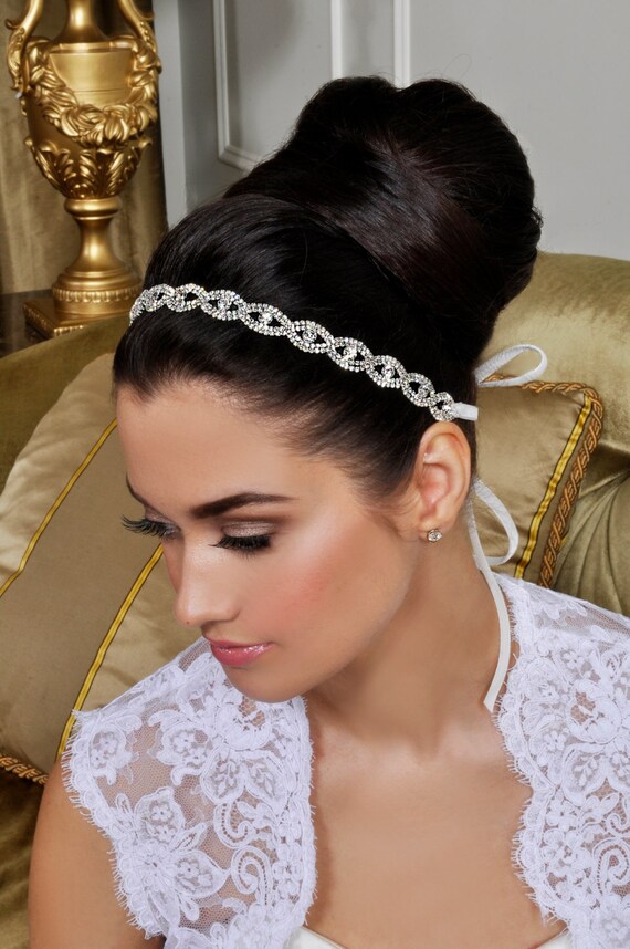 Bridal Headband Beautiful Wedding Tiara Crystals and
