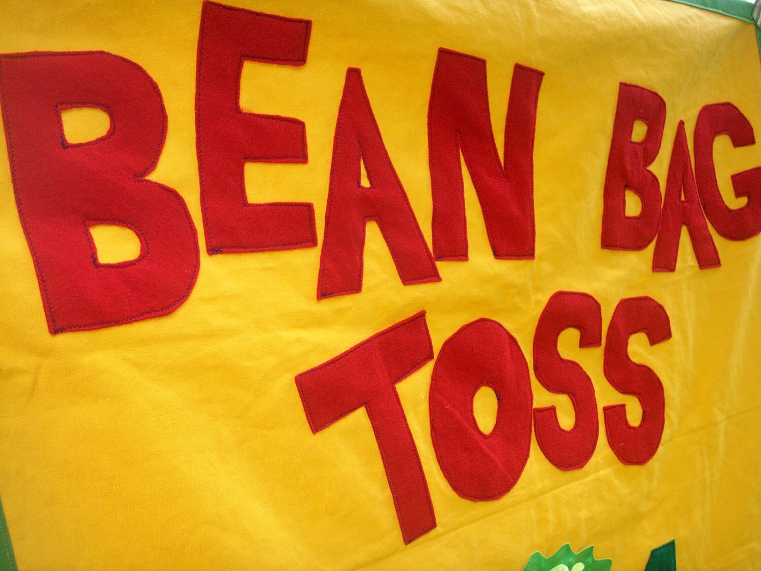 Bean Bag Toss Party Game with Bean Bags by BooBahBlue on Etsy