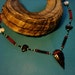 Black Bears Arrow - Beaded necklace