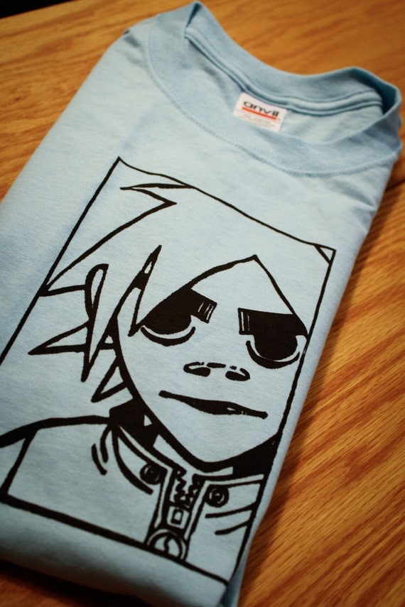 2d gorillaz t shirt