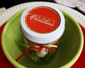 Red & Green Traditional Merry Christmas PRINTABLE PARTY CIRCLES by Love The Day Il_170x135