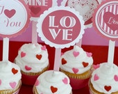 Red and Pink Traditional Valentine PRINTABLE Party by Love The Day Il_170x135