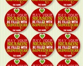 Christmas Tag Custom Labels by Love The Day Il_170x135