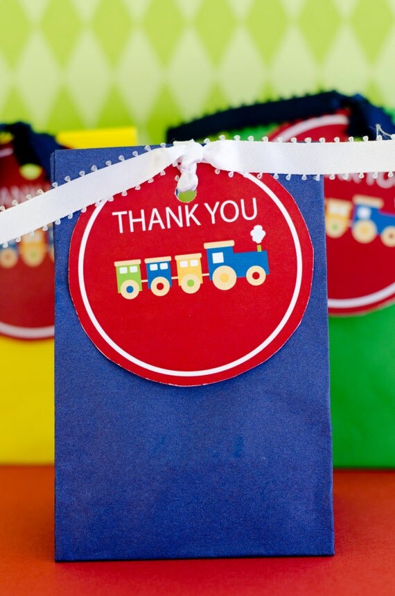 Choo Choo Train Party PRINTABLE Favor Tags (INSTANT DOWNLOAD) by Love The Day Il_570xn