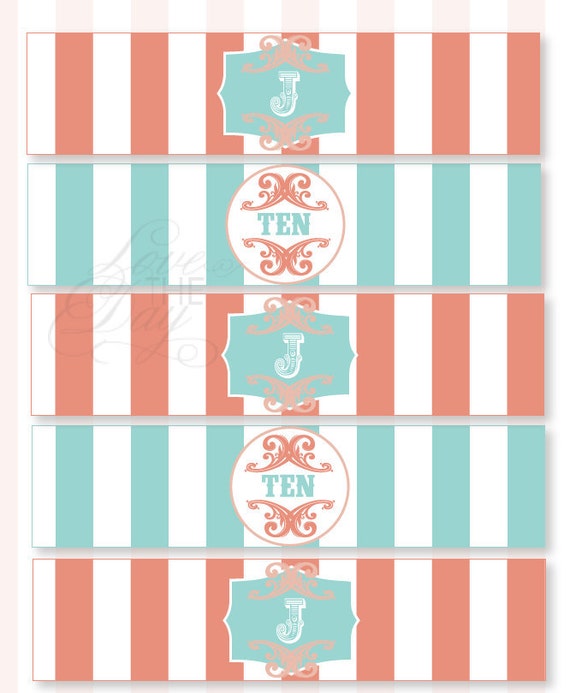 Vintage Circus Birthday Party PRINTABLE Custom Drink Label by Love The Day Il_570xn